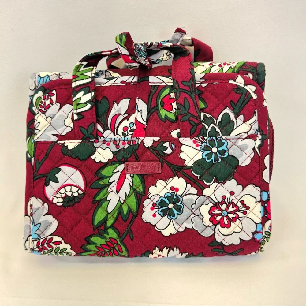 NEW Massive Lot of Vera Bradley Bordeaux Blooms Dragonfly Bags, Robe, Tumbler - Picture 8 of 16